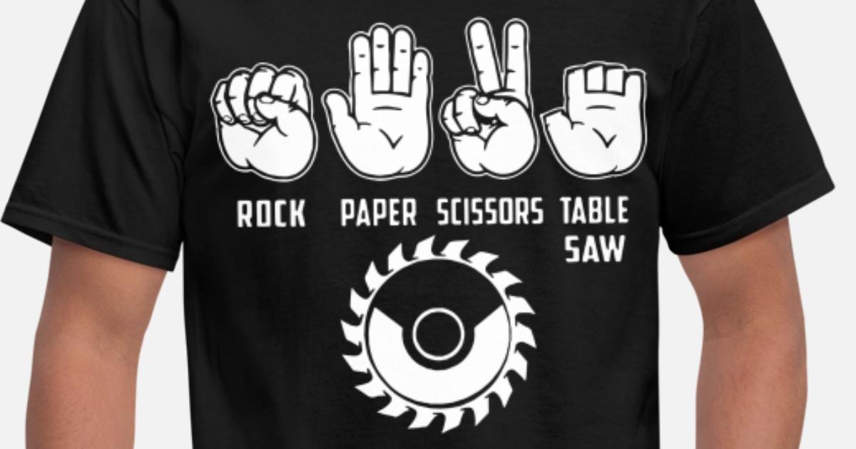 rock paper scissors table saw carpenter 